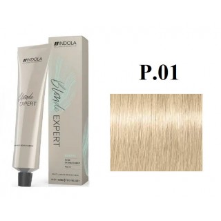 Стійка перманентна крем-фарба Indola Р.01 Блонд пастельний натуральний попелястий 60 мл