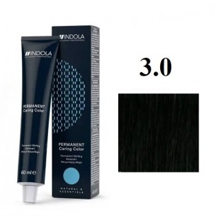 Стійка перманентна крем-фарба indola 3.0 Темно-коричневий натуральний 60 мл