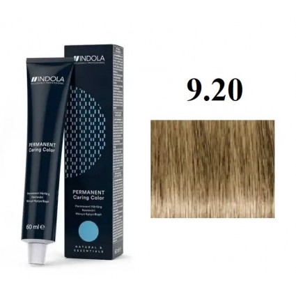Стійка перманентна крем-фарба indola 9.20 (9.2+) Дуже світлий блонд перлинний натуральний 60 мл