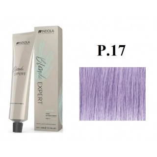 Стійка перманентна крем-фарба Indola Р.17 Блонд пастельний бузок 60 мл