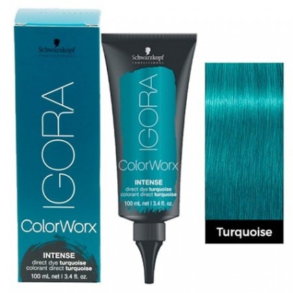 Фарба для волосся прямої дії Schwarzkopf Igora Color Worx Intense Бірюзовий 100 мл Фарба для волосся прямої дії Schwarzkopf Igora Color Worx Intense Бірюзовий 100 мл