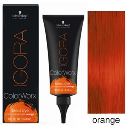 Фарба для волосся прямої дії Schwarzkopf Igora Color Worx Помаранчевий 100 мл Фарба для волосся прямої дії Schwarzkopf Igora Color Worx Помаранчевий 100 мл