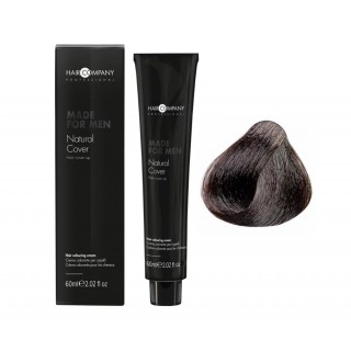 Стійка крем-фарба для волосся чоловіча Hair Company Made For Men Natural Cover 4 каштановий 60 мл