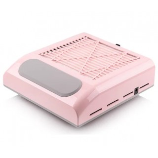 Витяжка для манікюру з Нера-фільтром Simei 858-8 80Вт Рожева