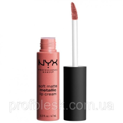 NYX Помада матовая Soft matte lip cream METALLIC №06 (Cannes) 6,7 мл NYX Помада матовая Soft matte lip cream METALLIC №06 (Cannes) 6,7 мл