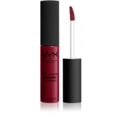 NYX Помада матовая Soft matte lip cream METALLIC №11 (Madrid) 6,7 мл NYX Помада матовая Soft matte lip cream METALLIC №11 (Madrid) 6,7 мл