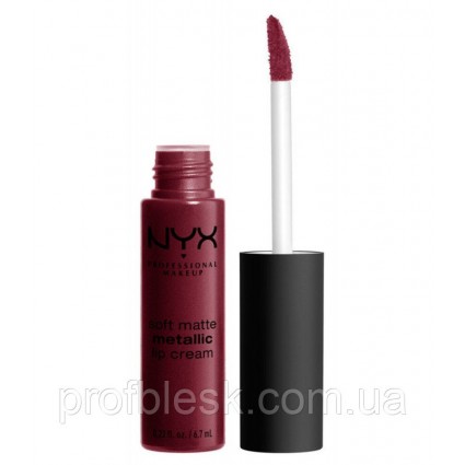 NYX Помада матовая Soft matte lip cream METALLIC №02 (Copenhagen) 6,7 мл NYX Помада матовая Soft matte lip cream METALLIC №02 (Copenhagen) 6,7 мл