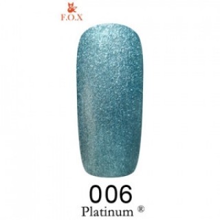 Platinum 006 F. O. X gel-polish gold 6 мл