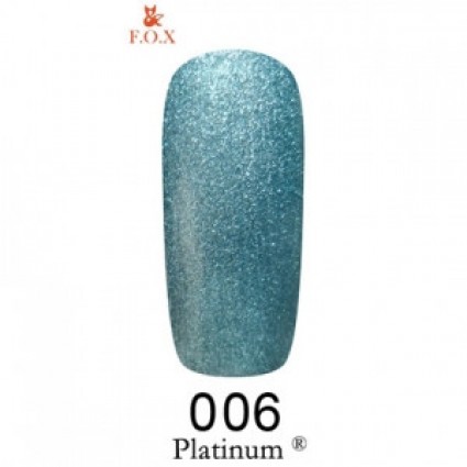 Platinum 006 F. O. X gel-polish gold 6 мл Platinum 006 F. O. X gel-polish gold 6 мл
