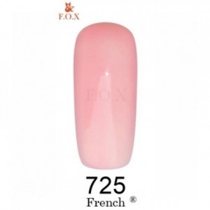 Гель-лак F.O.X Gel Polish Gold Pigment 725 рожево-бежевий 6 мл