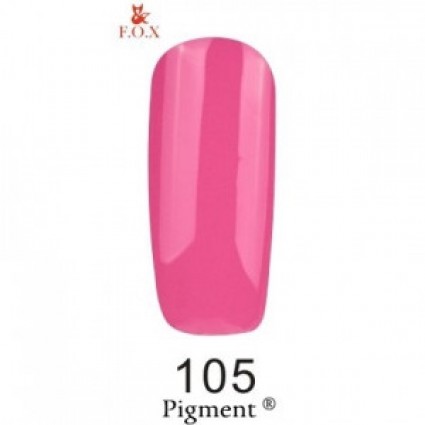 Гель-лак F.O.X Gel Polish Gold Pigment 105 рожевий барбі 6 мл
