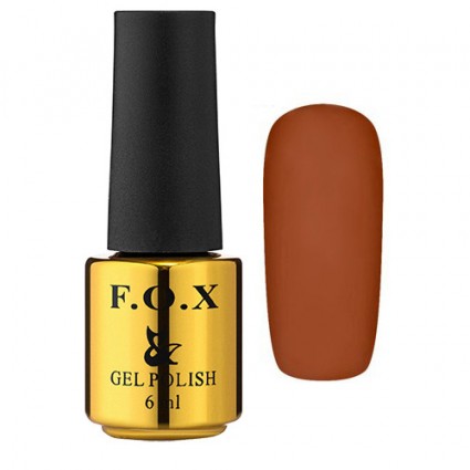 Гель-лак F.O.X Gel Polish Gold Pigment 198 коричнево-теракотовий 6 мл