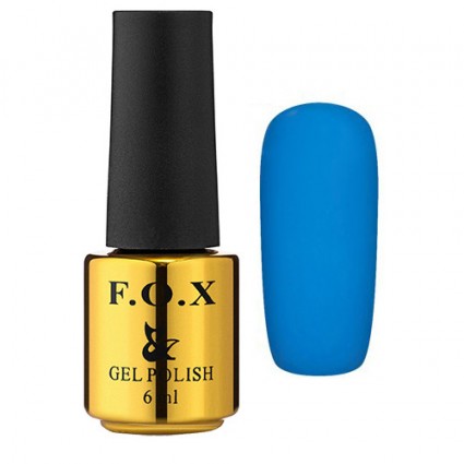 Гель-лак F.O.X Gel Polish Gold Pigment 126 запорошений синій 6 мл