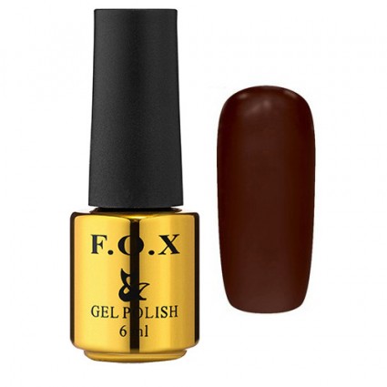 Гель-лак F.O.X Gel Polish Gold Pigment 098 бордово-коричневий 6 мл Гель-лак F.O.X Gel Polish Gold Pigment 098 бордово-коричневий 6 мл