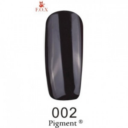 002 F. O. X gel-polish gold Pigment 6 мл (чорний)