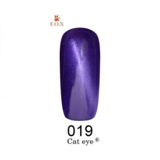 Cat eye 019 F. O. X gel-polish gold 6 мл