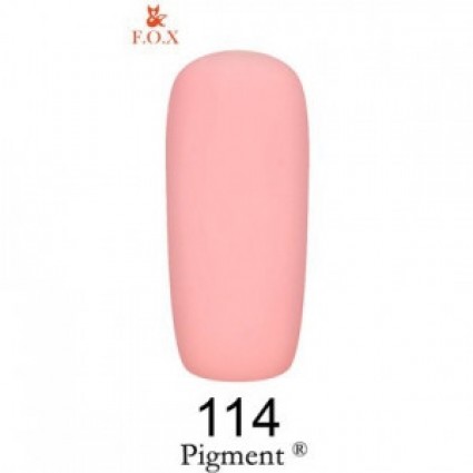 Гель-лак F.O.X Gel Polish Gold Pigment 114 колір чайної троянди 6 мл