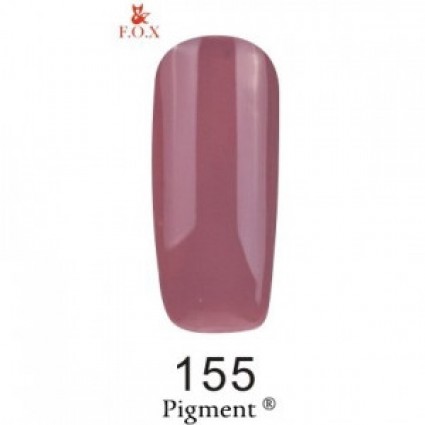 Гель-лак F.O.X Gel Polish Gold Pigment 155 коричнево-рожевий 6 мл