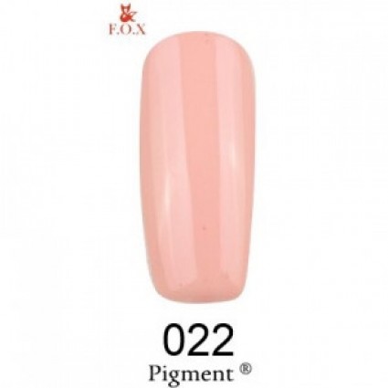 Гель-лак F.O.X Gel Polish Gold Pigment 022 блідо-рожевий 6 мл