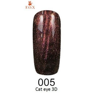 Cat eye 005 F. O. X gel-polish gold 6 мл