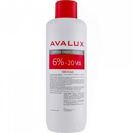 Крем-окислювач для волосся Avalux 6% 1000 ml