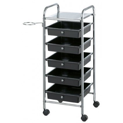 Візок Coiffeur Comair 32x33x81,5 см чорний Візок Coiffeur Comair 32x33x81,5 см чорний