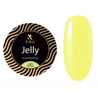 Гель для моделювання нігтів F.O.X Jelly Cover Light Lemon 15 мл