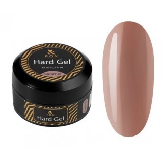 Моделюючий гель для нігтів F.O.X Hard Gel Caramel 15 мл
