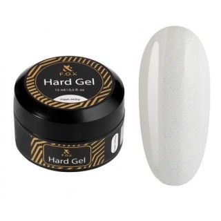 Моделюючий гель для нігтів F.O.X Hard Gel Flash Milky 15 мл