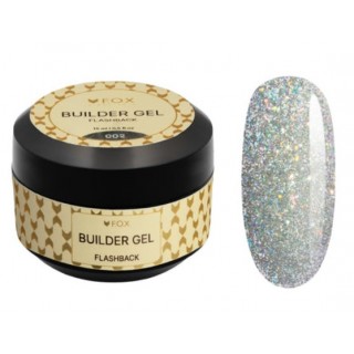 Світловідбивний будівельний гель F.O.X Builder gel  Flashback 002 15 мл