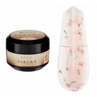 Будівельний гель сухоцвіти середньої консистенції F.O.X Sakura builder gel 003 15 мл