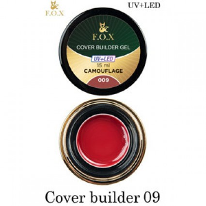 F. O. X Cover camouflage builder gel 009. 15ml