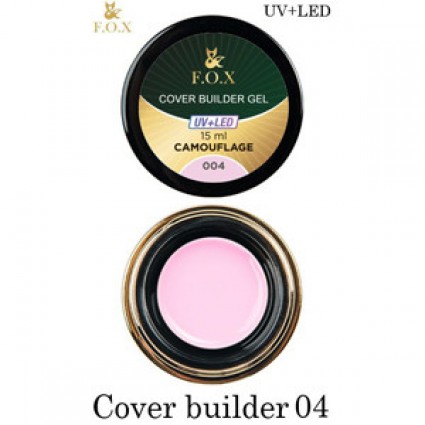 F. O. X Cover camouflage builder gel 004. 15ml