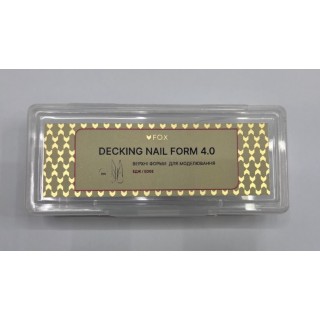 Верхні форми для моделювання F.O.X Decking Nail form 4.0 Едж 28 шт