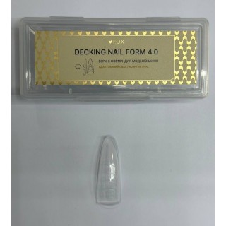 Верхні форми для моделювання F.O.X Decking Nail form 4.0 Адаптивний овал 28 шт