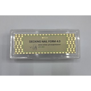 Верхні форми для моделювання F.O.X Decking Nail form 4.0 Дуга 28 шт