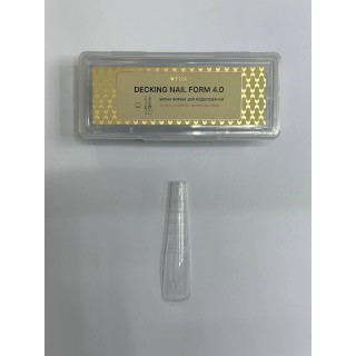 Верхні форми для моделювання F.O.X Decking Nail form 4.0 Сучасна Балерина 28 шт