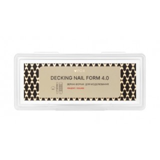 Верхні форми для моделювання F.O.X Decking Nail form 4.0 Квадрат 24 шт