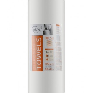 Одноразові рушники у рулоні сітка 40х70 см Etto 100 шт