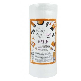 Серветки у рулоні Panni Mlada 30*50 см гладкі 100 шт білі