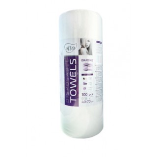 Рушники одноразові в рулоні Etto 40*70 100 шт Перлинні