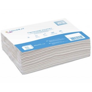 Рушники гладкі 40х70 см ColoreIT 50 шт