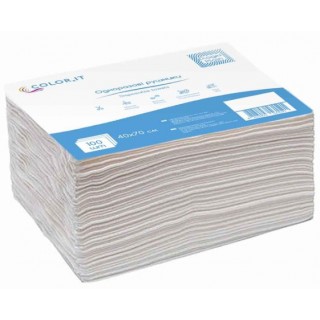 Рушники гладкі 40х70 см ColoreIT 100 шт