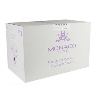Одноразові рушники Monaco Style гладкі 40х70 см 100 шт