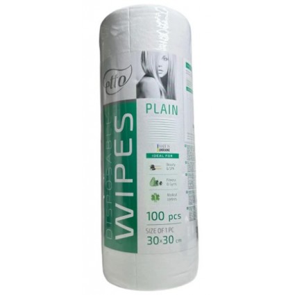 Салветки 30*30 ЕТТО 100 шт гладкі