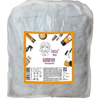 Шапочки медичні на подвійній резинці Білі Panni Mlada 1 шт