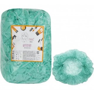 Шапочки медичні на подвійній резинці М'ятні Panni Mlada 1 шт