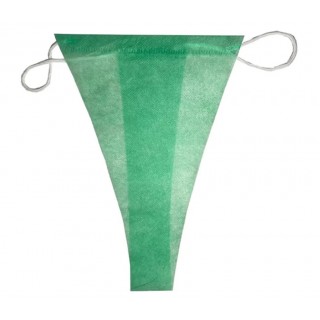 Трусики-стрінги Monaco Style L/XL із спанбонду Зелені 1 шт