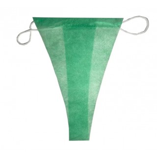 Трусики-стрінги Monaco Style L/XL із спанбонду Зелені 1 шт