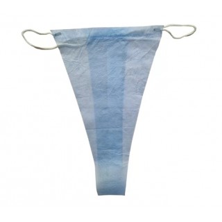 Трусики-стрінги Monaco Style зі спанбонду Блакитні 1 шт